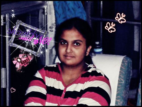 A student who wants to fulfill her dreams..