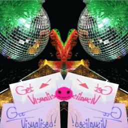GetVisualised's profile picture. Iedereen is de VJ bij Get Visualised. Gebruik je hele lijf en de attributen die je kunt vinden. Jij maakt de visuals op de mooiste feesten en festivals.