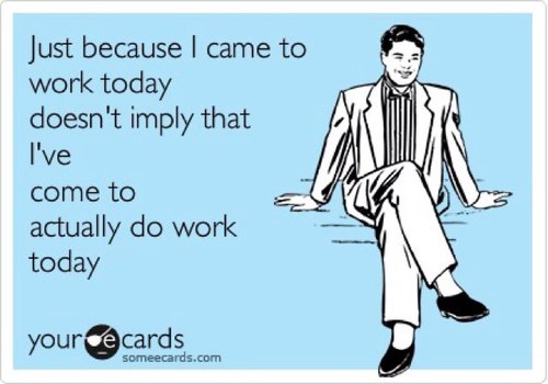 I'm working at a grocery store to get me through college. I hate it.
