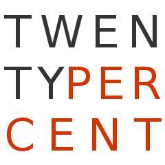 20percentNL's profile picture. We helpen organisaties met innoveren door ondernemerschap op de werkvloer te bevorderen.