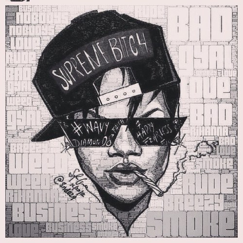 I love Rihanna. That's my mothafuckin' problem.