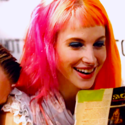 i have this favorite band.. it's called paramore. i think you should check them out. i hear the lead singer has hair made out of fire.