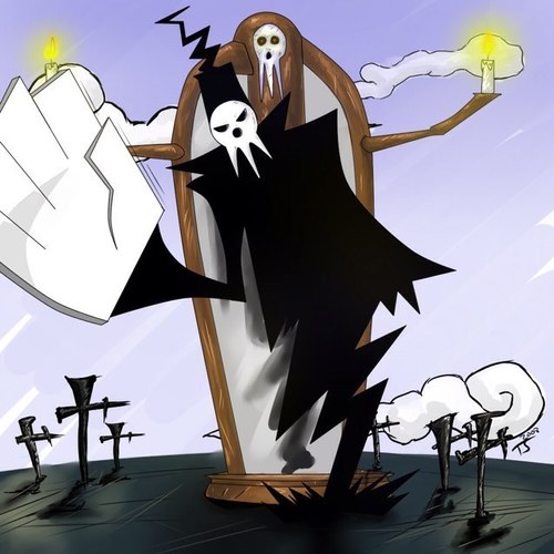 Hello everyone! Lord Death here, headmaster of the DWMA and lead fighter against the Kishins! Lets get out their and do our best, ok?