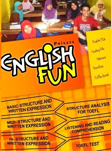 fun_englishfun's profile picture. Tempat kursus Grammar & TOEFL Preparation | Basic-Med-Hi Class Structure for TOEFL |List & reading | CP 085260093912 | Pin2868e58e