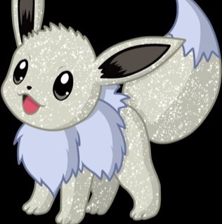 Im Sliver, a male shiny Eevee.Im gonna reach lvl 100 without evolving~ my trainer is @RvB_Alberta #Single #Lvl 75