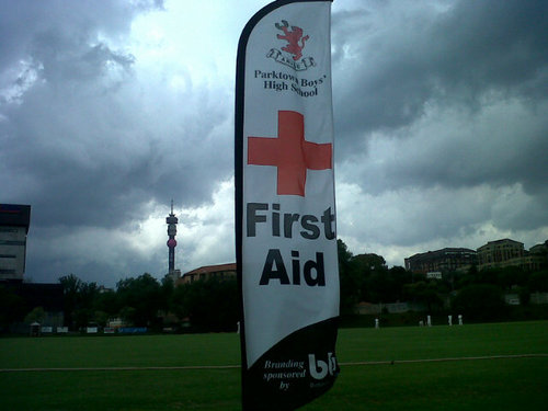 Parktown Boys' First Aid is a trained first aid corps aiding injured players and students at our fine institution.