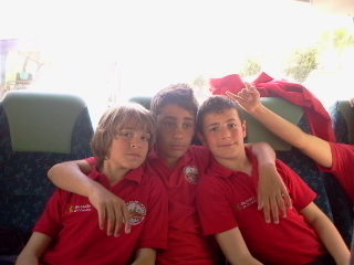 Bujalance, jugador del Cordoba.C.F alevin.