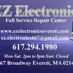 Ez Electronics is a full service repair center. We sell and repair all electronics for a price that can't be matched!