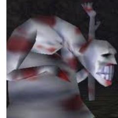 *Just a dungeon boss that can not speak as you can see. This dungeon boss will grab you with his hand and bite you to death*