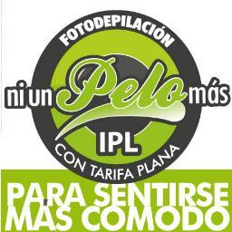 Ni Un Pelo Más con su pionera Tarifa Plana de 280 Bsf aplicada a los tratamientos de Fotodepilación IPL (Luz Pulsada Intensa)