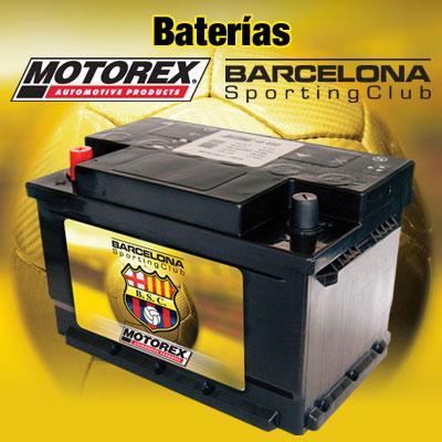 La Bateria oficial de Todos los Barcelonistas .
 Por Rendimiento Duracion y Calidad! Presentamos Baterias Motorex Barcelona! La Dura!