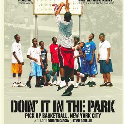 DOINITINTHEPARK's profile picture. Doin' It In The Park: Pick-Up Basketball, NYC. 
A film by Bobbito Garcia & Kevin Couliau. 
On sale and in theaters now: http://t.co/OeymANB5RQ