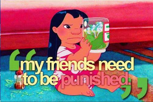 A crap load of Disney. Funny stuff. Cute stuff. Just tons of different Disney stuff.