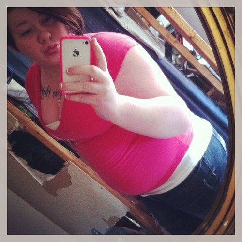 You Can Find Me Cuddled Up Wit A Fat Bitch ; Eating Lil Debbie Cakes ; Gettin Tatted . Screaming WestSideeee !