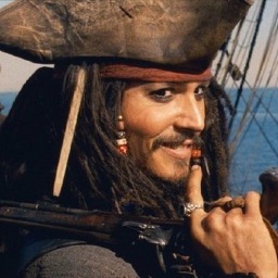 Pirate. Good man. Captain of the Black Pearl. Member of the Brethren Court. Pirate Lord of the Seven Seas. I love rum. Now, bring me that horizon!
