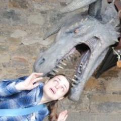 SierraLeEnfield's profile picture. A shifty-eyed couch potato and a wide-eyed wanderer, I keep zigzagging over the Middle Path. I think there's a squirrel after me. I'm a dancer with red shoes.