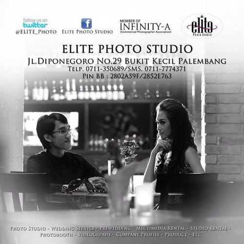 Melayani jasa fotografi & videografi,photo booth, rental TV plasma & studio | ☎ 0711-350689 atau 0711-7774371 | 2852E763 |ELITE Our name is our quality