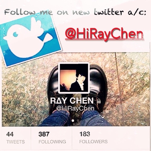 i've moved to twitter: @HIRAYCHEN (Not using this account anymore)