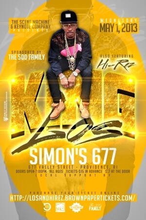 MAY 1ST- KING LOS & HI-REZ