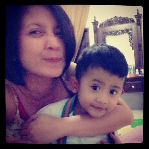 super mom - me love vano very much