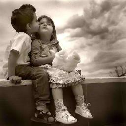 Love is hugging. Love is kissing. Love is saying no sometimes.