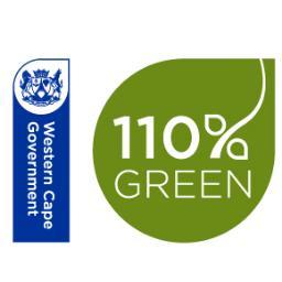 110% Green is an initiative of the Western Cape Government calling on organisations to commit to the Green Economy.