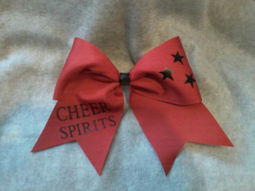 Cheer bows, bow holders, and spirit items!