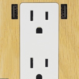 AC Receptacle w/built-in charge ports that can power any device via USB. Eliminate clutter, stay organized & save money w/ the eco-friendly outlet of the future