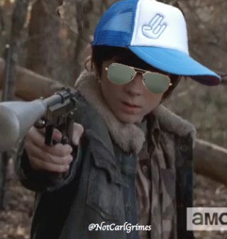 NotCarlGrimes's profile picture. I like throwing rocks at walkers, not staying in the house, watching Beth sleep, and killin' walkers (Parody account)