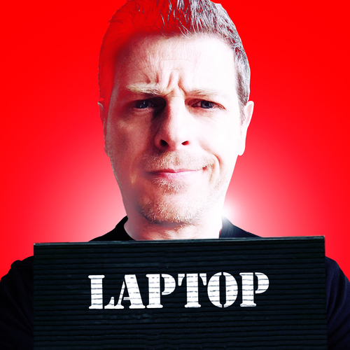 I'm @activrightbrain's laptop (I'm a MacBook Air or a MBP). Brought to life for @theIDM #idmb2b