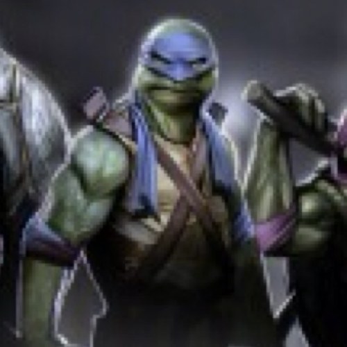 I'm Leonardo, the oldest and the leader of the ninja gang. We not teenagers! We fight crime and zombies! #inlovewith @TheNinjaShadow