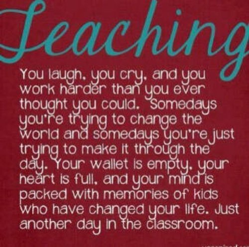 Passionate teacher. Dedicated to inspiring students. Nothing is impossible. The word itself says, I'm possible.