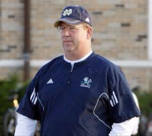 Offensive Line coach for the University of Notre Dame