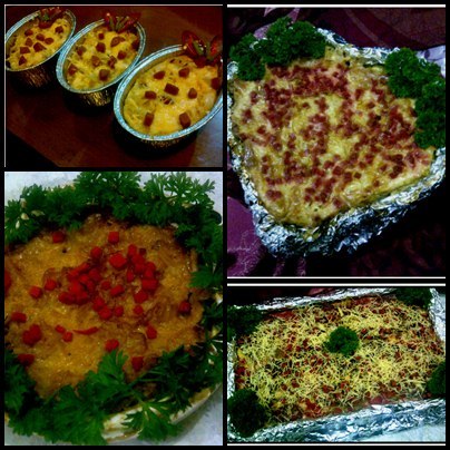 homemade macaroni schotel. ready for delivery order with minimum order 40k. CP : 08563247655 , 081325144110, pin bb : 288B9161