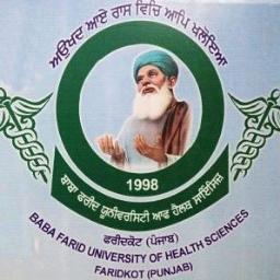 Baba Farid University of Health Sciences,Faridkot

Established in the memory of great Sufi Saint Baba Farid by Punjab govt.in July1998