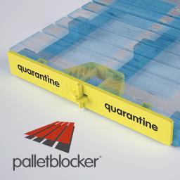 Palletblocker is the worlds first lockable pallet quarantine device that will add a physical level of control to your existing quarantine system.