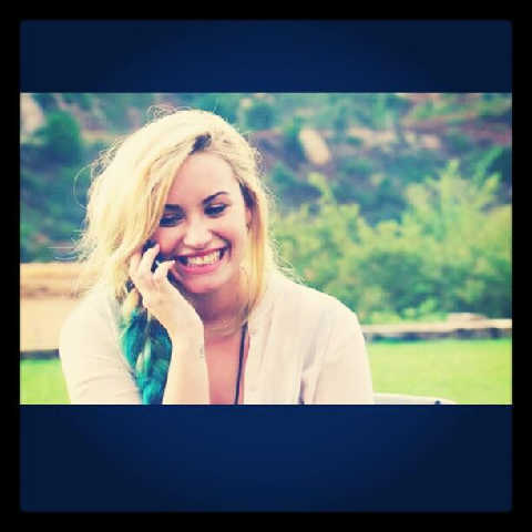 The woman who makes me cry, smile, stand up and go on ... She is Demi Lovato, my idol and my star, for ever.