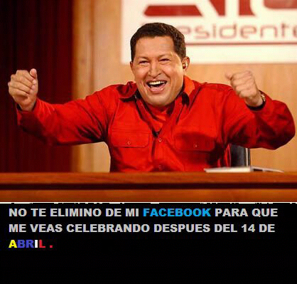 Militante del PSUV Bolivariana-Chavista- Revolucionaria-Socialista-. Antiterrorista-Antimperialista /Radicalmente Chavista/.Apegada a mi Institución!