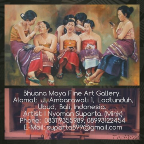 pelukis ( art painting ), lulus S1, di Institut Seni Indonesia Denpasar Bali, (ISI).