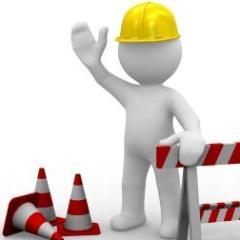 I'm always undergoing construction, because God is continually working on me.
