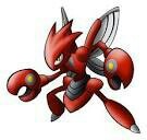 names scizor my trainer is @pokemon_nl im lv42