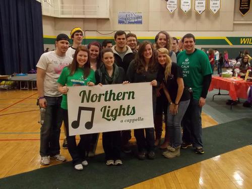 The Northern Lights Northern Michigan University's one and only A Capella group--established in 2010.