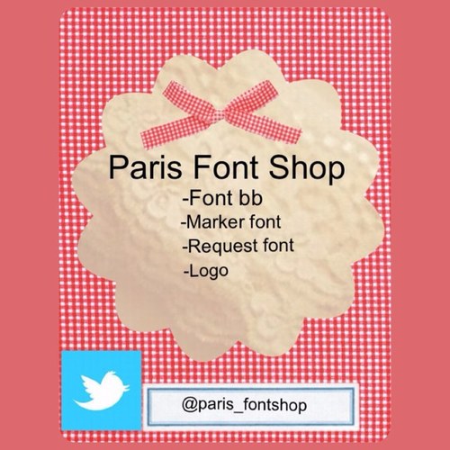 Terima request font& logo| Follback?serious buyer only.no cancel.pin bb ? Ask me. Paket hemat : 5000 = 15 font . 10.000 = link 400 font.terima barter
