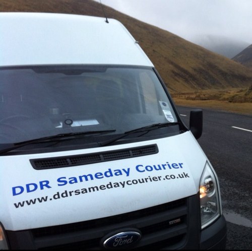 Same day courier based in Dumfries, South West Scotland.