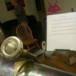 Mixture of varying amounts of tuba, museums, and video games. #TweetBison