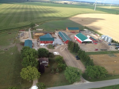 Farm full time - herd of pb charolais cows and crop - corn, soys, wheat and hay in Bruce County