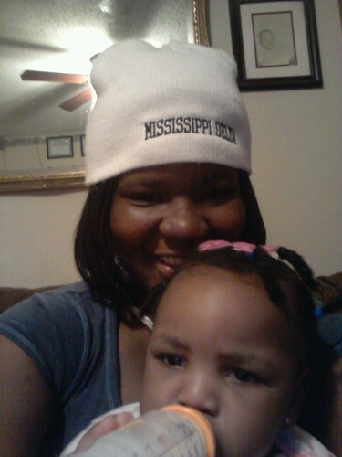 i love my lil girl she's da best i love joking and having fun