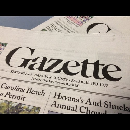 The Island Gazette Newspaper in New Hanover County North Carolina. Est. 1978