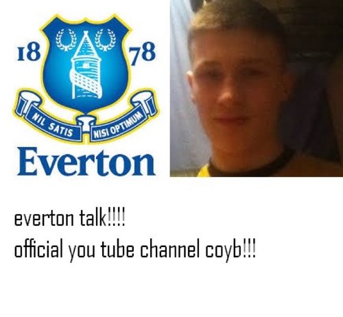 the offical evertontalk youtube twitter account ran by @kieranwood4 #EFC (Link for channel is below)
