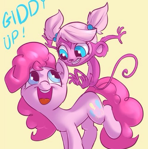 *Hanging upside down* Hi! Hiya! Aloha! 
Im Minka! The arty party monkey of the grou-OooooOoooh! SHINY! (Not affiliated with hasbro, GMT 0 )
